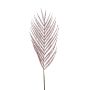 Artificial areca palm frond RYLAN with glitter, pink, 3ft/90cm