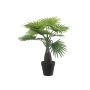 Artificial Livistona rotundifolia DAROKO in decorative pot, 18"/45cm