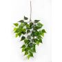 Artificial birch spray HENRIK, hardly inflammable, green, 28"/70cm