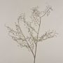 Artificial hazelnut branch YAURELIS, frosted, brown-white, 3ft/110cm