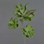 Plastic Echeveria branch ORALY, green, 3ft/95cm, Ø5.9"-9"/15-24cm