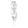 Artificial branch Larch ZALMET with cones, hanging, frosted, white, 5ft/150cm