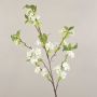 Artificial cherry blossom spray MATSUDA, cream-white, 4ft/130cm