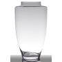 Elegant glass vase LACEY, clear, 18"/45cm, Ø10"/26cm