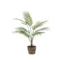 Artificial parlour palm ALUVIAL in terracotta pot, 33"/85cm