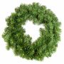 Artificial fir wreath MARLOW, green, Ø24"/60cm