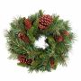 Artificial fir wreath ALFRED hardly inflammable, Ø18"/45cm