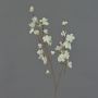 Artificial cherry blossom spray ARIELLE with flowers, white, 30"/75cm