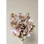 Artificial flower Hydrangea MANDISA, green-pink, 26"/65cm