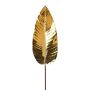 Artificial leaf Strelitzia BATRA, metallic antique gold, 3ft/100cm