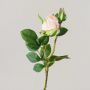 Artificial rose RENESMEE, pale pink, 18"/45cm, Ø2.4"/6cm