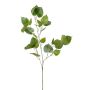 Artificial Ficus religiosa branch ASCELLA with fruits, green, 3ft/95cm
