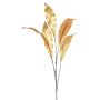 False aspidistra branch YEKATARINA, metallic gold, 4ft/130cm