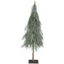 Decorative tree Cypress BAMAT, artificial stem, grey, 30"/75cm