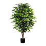 Artificial tree Ficus benjamina ARNOMO, natural stems, 5ft/150cm