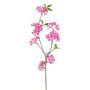 Artificial Japanese flowering cherry branch FYNLOK with flowers, fuchsia, 30"/75cm