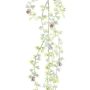 Artificial garland Larch MIBRAN, cones, green-white, 6ft/190cm