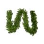 Artificial fir garland OXNARD, green, LEDs, 9ft/275cm, Ø10"/25cm
