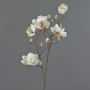 Fake magnolia KOSTAS, cream-pink, 31"/80cm, Ø2"-3.1"/5-8cm