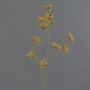 Artificial witch hazel spray XYLA, flowers, orange-yellow, 28"/70cm, Ø2"/5cm
