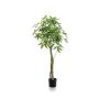 Artificial pachira HARUKI, artificial stems, 5ft/150cm