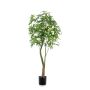 Artificial pachira HARUKI, artificial stems, 6ft/180cm
