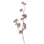 Plastic eucalyptus spray SOHA with fruits, brown, 24"/60cm