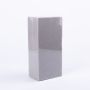 Floral foam brick BEBO for artificial flowers, in foil, grey, 9"x4.3"x3"/23x11x7,5cm