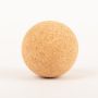 Cork sphere MEDORA made of agglomerated cork, natural, Ø2.6"/6,5cm