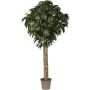 Artificial mango tree MAYUMI, real stem, green, crossdoor, 6ft/175cm - Made in Italy