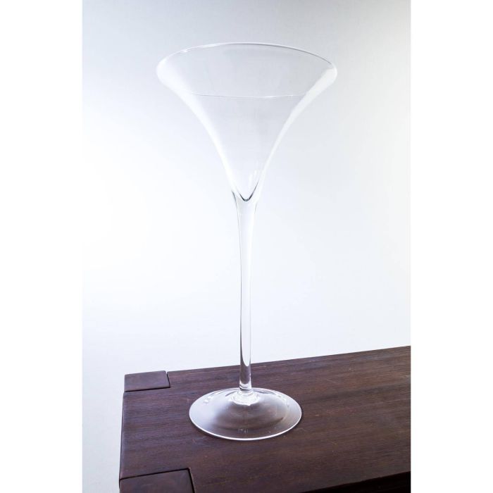 XXL cocktail glass SACHA Ø25cm 50cm clear martini glass/ Giant glass vase 