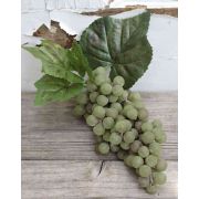 Artificial grapes LEWIN, green, 6"/15cm