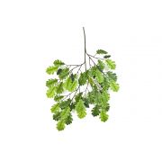 Artificial Oak leaf spray EMILIAN, green, 22"/55cm