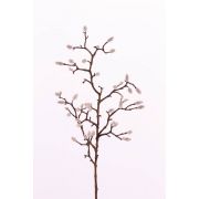 Artificial magnolia spray KOTORI, white, 30"/75cm