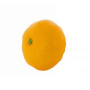 Artificial mandarin MAHIMA, orange, 1.4"/3,5cm, Ø2"/5,2cm