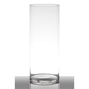 Vase made of glass SANYA EARTH, cylinder, clear, 35cm, Ø14cm