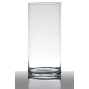 Glass vase SANYA EARTH, cylinder, clear, 25cm, Ø12cm
