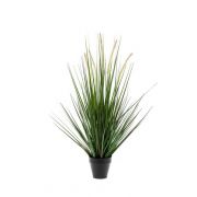 Green Artificial Allium Grass Azra 120cm-Faux Grass Bush/Decorative Grass 