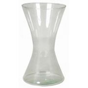 Glass vase LIZ OCEAN, clear, 22cm, Ø12,5cm