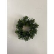 Artificial fir tree candle ring LEANO, Ø16cm