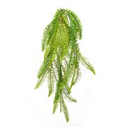 Artificial Boston fern hanging plant DANAO on spike, green, 24"/60cm
