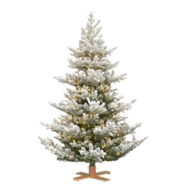 Artificial fir tree MESA SPEED, snow-covered, LEDs, 8ft/245cm, Ø6ft/170cm