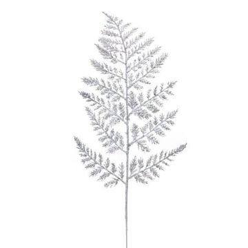 Decorative leaf Boston fern EDISU, white-grey, 3ft/90cm