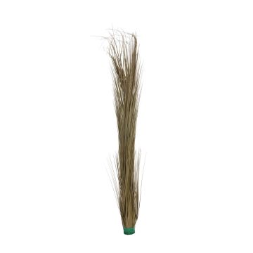 Plastic reed grass DIVO, on spike, green-brown, 4ft/130cm