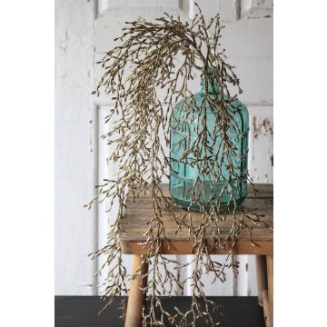 Artificial hanging plant Rhipsalis TJORVEN, spike, glitter, gold, 3ft/95cm