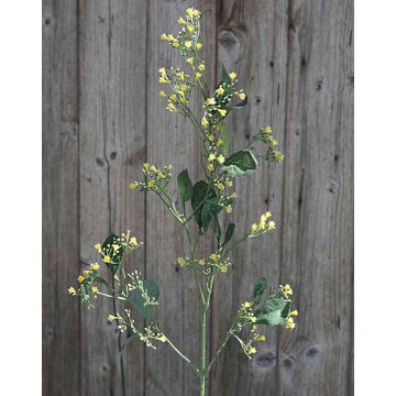 Artificial flower turnip CATHLEEN, yellow, 30"/75cm, Ø0.2"/0,5cm