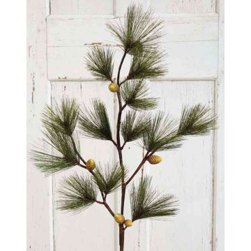 Artificial pine branch ALKE with cones, 3ft/100cm