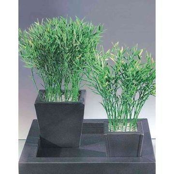 Artificial bamboo YASO in metal pot, 10"/26cm