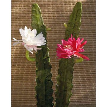 Artificial queen of the night cactus DOMENICA, flower, pink, 20"/50cm