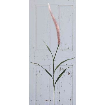 Artificial pennisetum LEBRERO with panicles, pink, 6ft/175cm